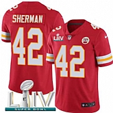Youth Nike Chiefs 42 Anthony Sherman Red 2020 Super Bowl LIV Vapor Untouchable Limited Jersey,baseball caps,new era cap wholesale,wholesale hats